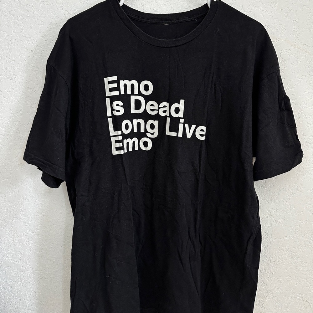Dashboard Confessional Emo is dead long live emo band shirt